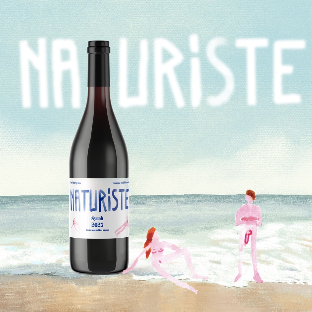 Naturiste Rouge - Château Nadal-Hainaut X Vintrépides BIO