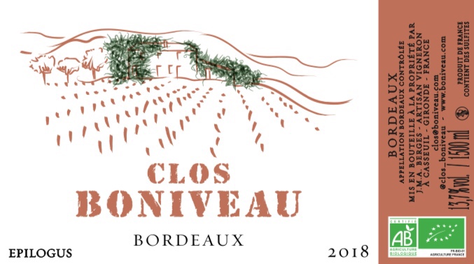 Epilogus - Clos Boniveau BIO