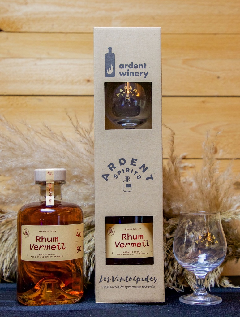 (Pack 1 Verre) Rhum Vermeil 50cl - Ardent Spirits BIO