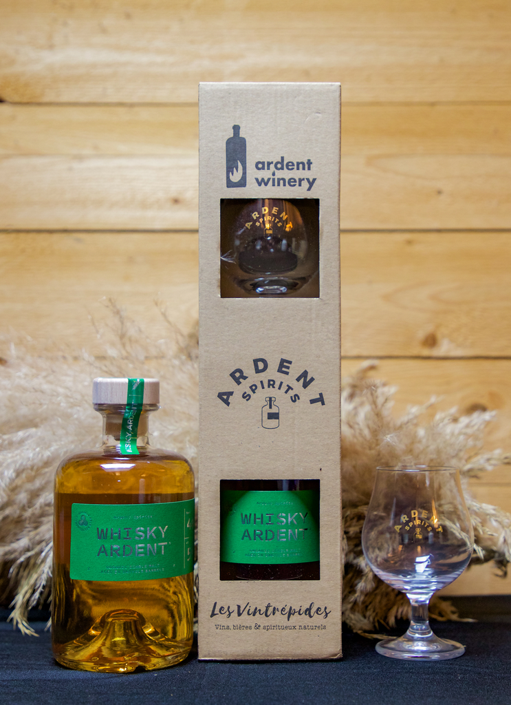 (Pack 1 Verre) Whisky Ardent 50cl - Ardent Spirits BIO