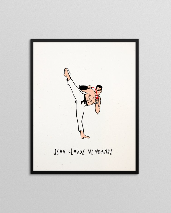 Affiche Anatole Zangs - JCVD
