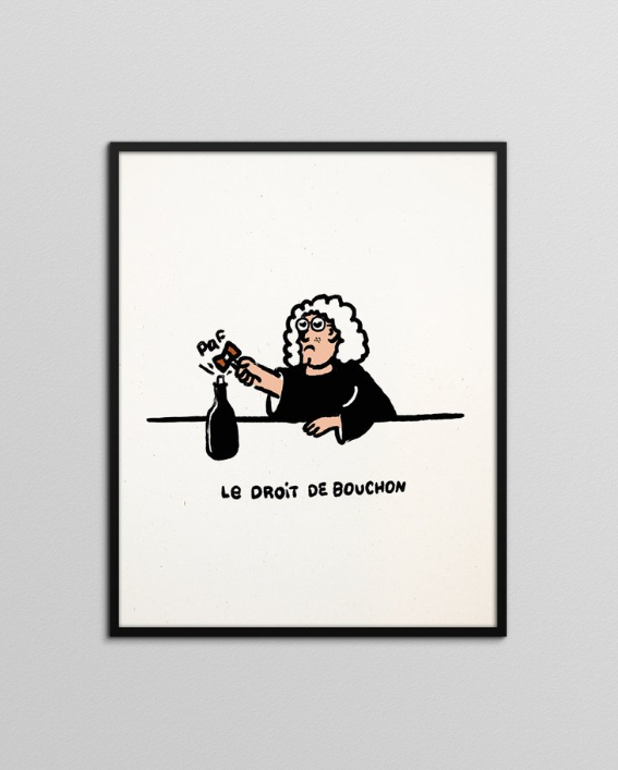 Affiche Anatole Zangs - Droit de bouchon