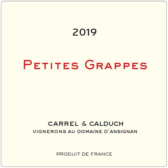 Petites Grappes - Jeff Carrel