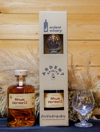 [AS-P-RVER] (Pack 1 Verre) Rhum Vermeil 50cl - Ardent Spirits BIO
