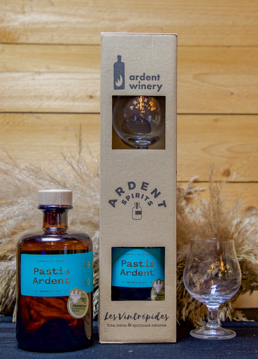 [AS-P-PARD] (Pack 1 Verre) Pastis Ardent 50cl - Ardent Spirits BIO