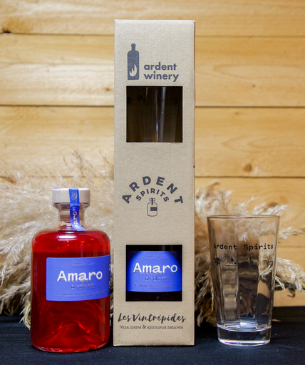 [AS-P-AARD] (Pack 1 Verre) Amaro Ardent 50cl - Ardent Spirits BIO