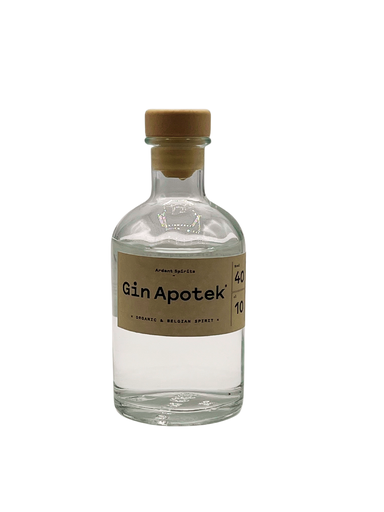 [AS-BT10-GAPO] Mignonnette 10cl Gin Apotek - Ardent Spirits BIO