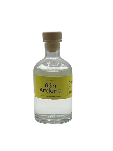 [AS-BT10-GARD] Mignonnette 10cl Gin Ardent - Ardent Spirits BIO