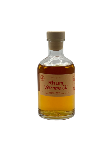 [AS-BT10-RVER] Mignonnette 10cl Rhum Vermeil - Ardent Spirits BIO
