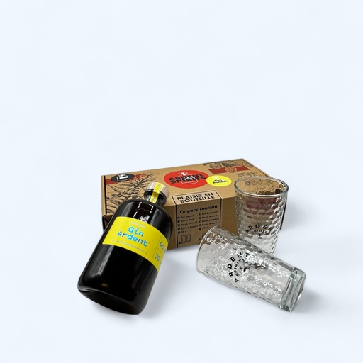[AS-P2V70-GARD] (Pack 2 Verres) Gin Ardent 70cl - Ardent Spirits BIO