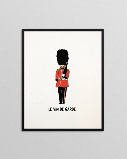 [AZ-VDG] Affiche Anatole Zangs - Vin de garde