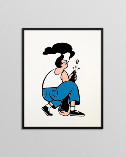 [AZ-MAR] Affiche Anatole Zangs - Marcel