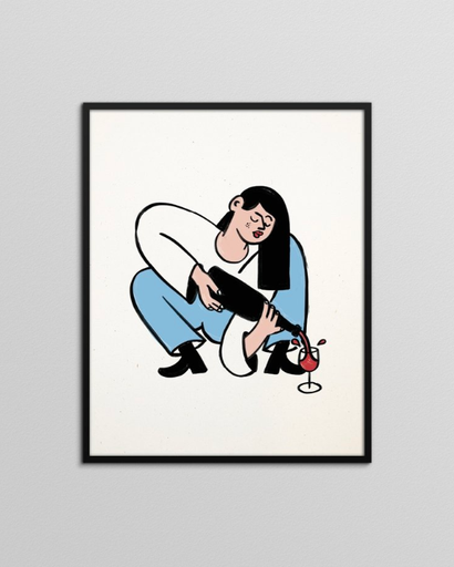 [AZ-JEA] Affiche Anatole Zangs - Jeanne