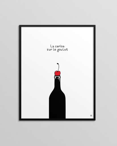 [AZ-CER] Affiche Anatole Zangs - Cerise