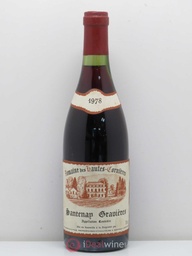 [CHAP-RG-GRAV] Santenay Rouge 1er Cru Gravières 1978 - Domaine Chapelle
